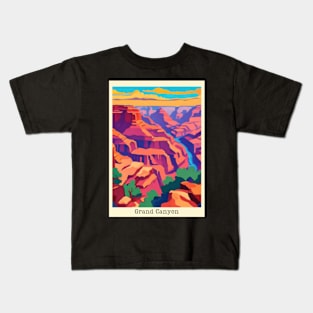 fauvism art of grand canyon usa 2 Kids T-Shirt